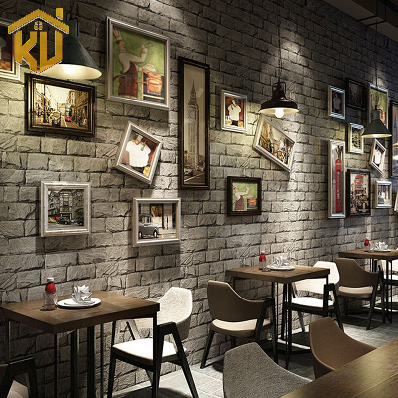 Gợi ý trang trí quán cà phê bằng giấy dán tường