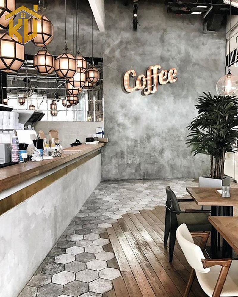 Gợi ý trang trí quán cà phê bằng giấy dán tường